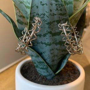 Hand made wire hoops